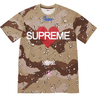 Supreme Announcing Tee Chocolate Chip Camo