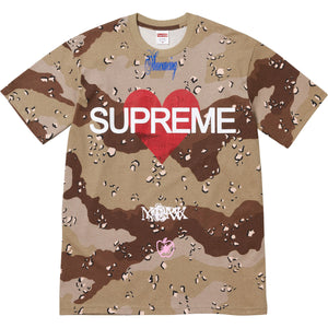 Supreme Announcing Tee Chocolate Chip Camo