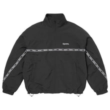 Supreme SS26 Logo Taping Track Jacket Black
