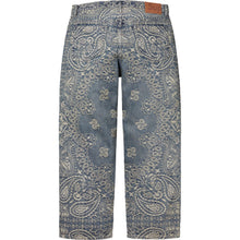 Supreme Bandana Jacquard Baggy Jean Blue