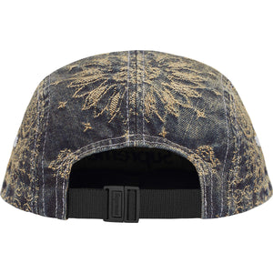 Supreme Bandana Jacquard Denim Camp Cap Indigo