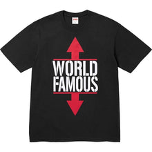 Supreme World Famous Tee Black