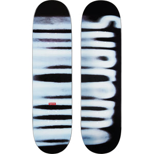 Supreme Blurred Logo Skateboard Black