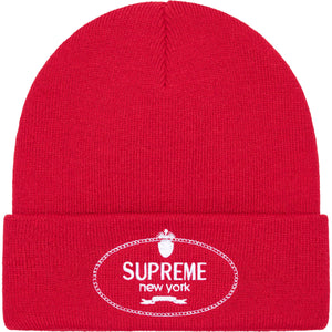 Supreme Crest Beanie Red