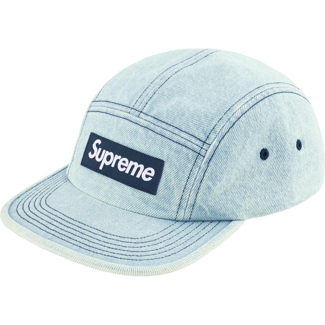 Supreme SS25 Denim Camp Cap Light Washed Indigo