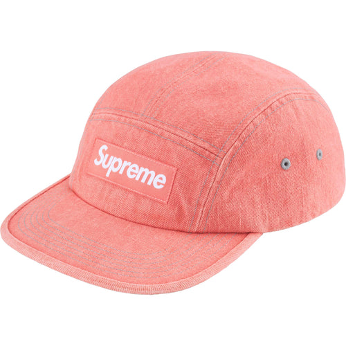 Supreme SS25 Denim Camp Cap Pink
