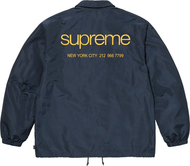 Supreme NYC Coaches Jacket Navy