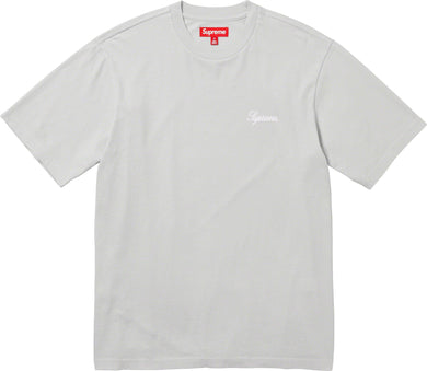 Supreme washed script ss top Grey