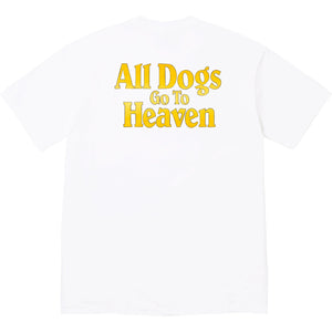 Supreme All Dogs Go To Heaven Tee White