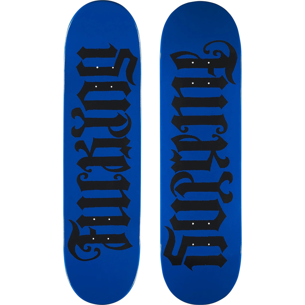 Supreme Ambigram Skateboard Blue