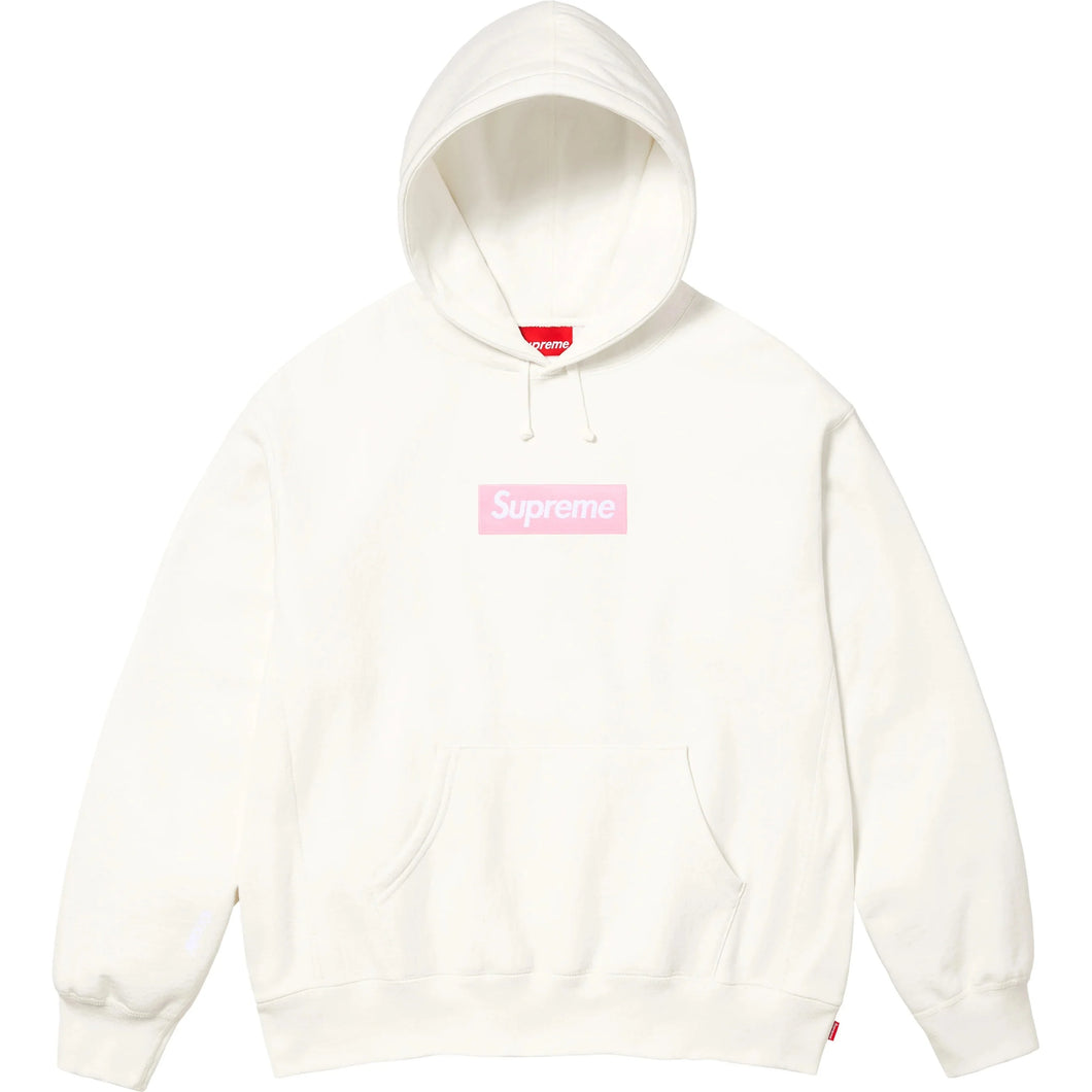 Supreme FW25 Box Logo Hooded Sweatshirt White