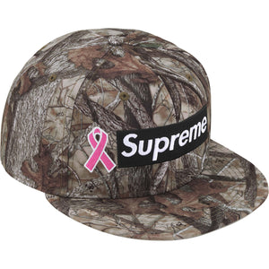 Supreme New Era Breast Cancer Awareness Box Logo Cap Camo
