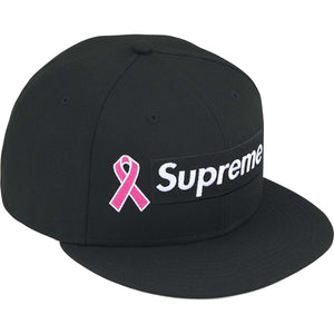 Supreme New Era Breast Cancer Awareness Box Logo Cap Black
