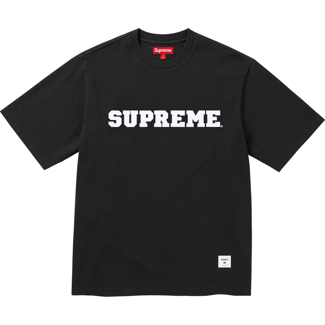Supreme Collegiate Applique S/S Top Black