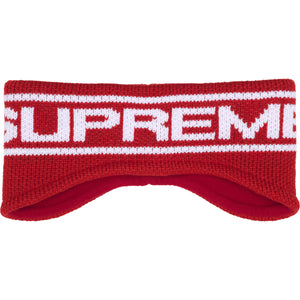 Supreme Contrast Logo Headband Red