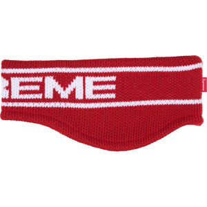 Supreme Contrast Logo Headband Red