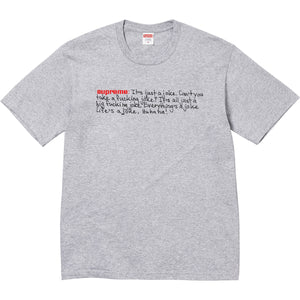 Supreme Joke Tee Grey