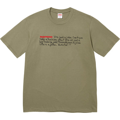 Supreme Joke Tee Olive