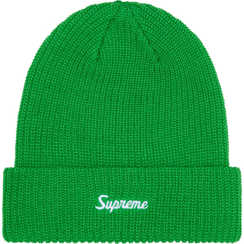 Supreme Loose Gauge Beanie Green
