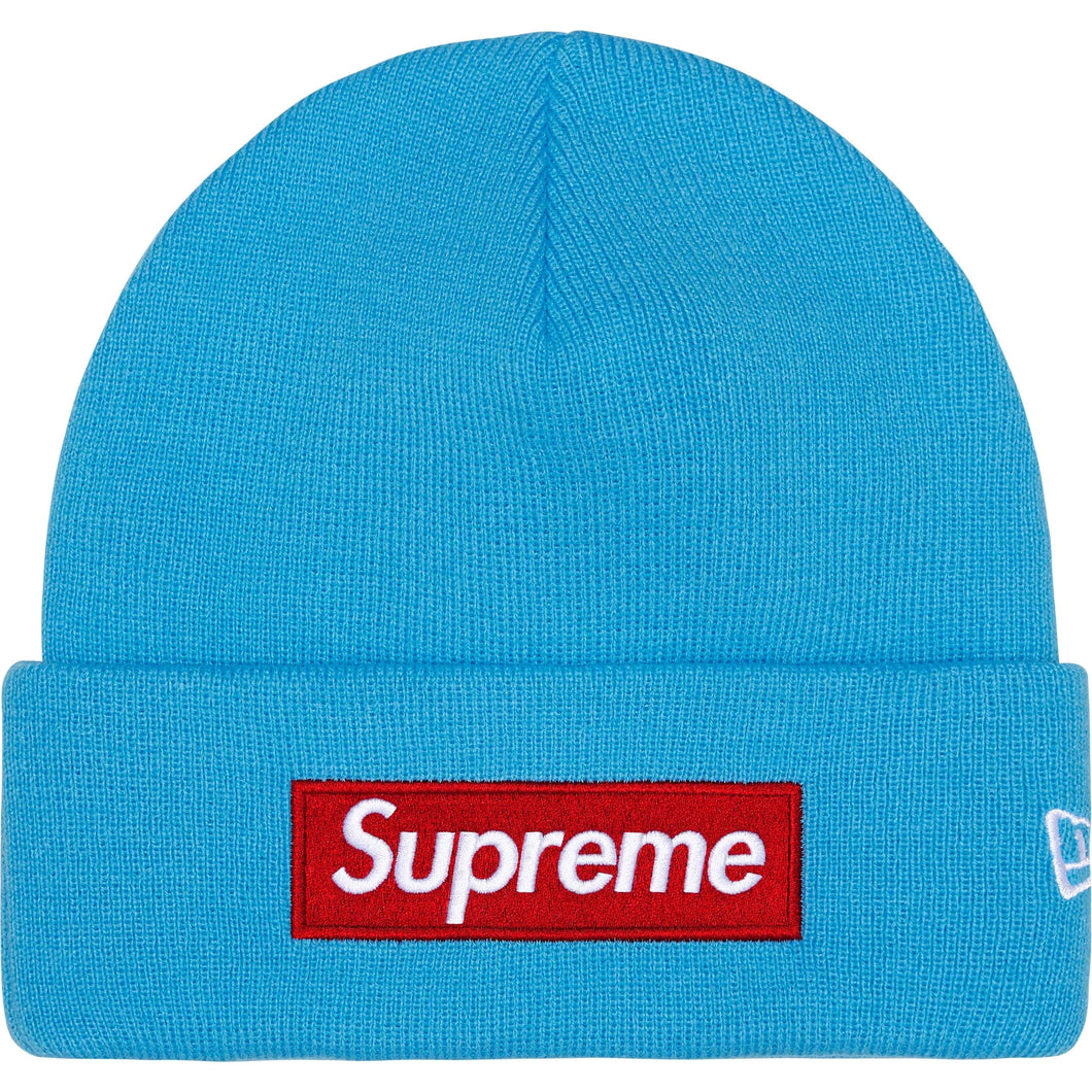 Supreme FW25 New Era® Box Logo Beanie Cyan
