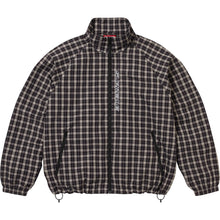 Supreme Plaid Track Jacket Black