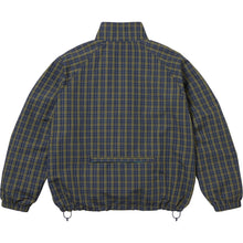 Supreme Plaid Track Jacket Navy