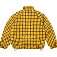 Supreme Plaid Track Jacket Yellow