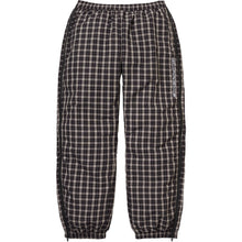 Supreme Plaid Warm Up Pant Black