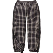 Supreme Plaid Warm Up Pant Black