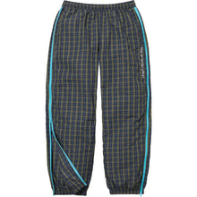 Supreme Plaid Warm Up Pant Navy