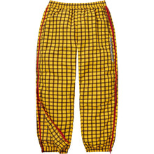 Supreme Plaid Warm Up Pant Yellow