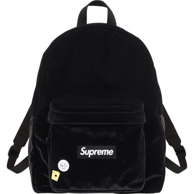 Supreme Velvet Backpack Black