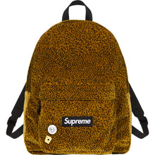 Supreme Velvet Backpack Tan Leopard