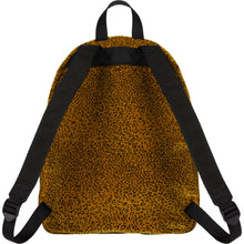 Supreme Velvet Backpack Tan Leopard