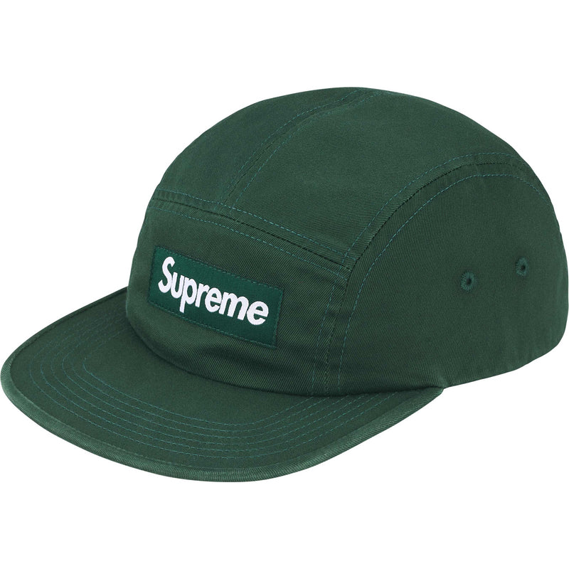 帽子 Supreme 25FW Washed Chino Twill Camp Cap Supreme FW25 Washed Chino Twill Camp Cap Green – BASEMENT_HK
