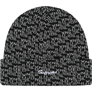Supreme Fuck Off Beanie Black