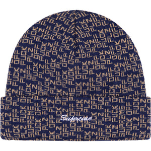 Supreme Fuck Off Beanie Navy