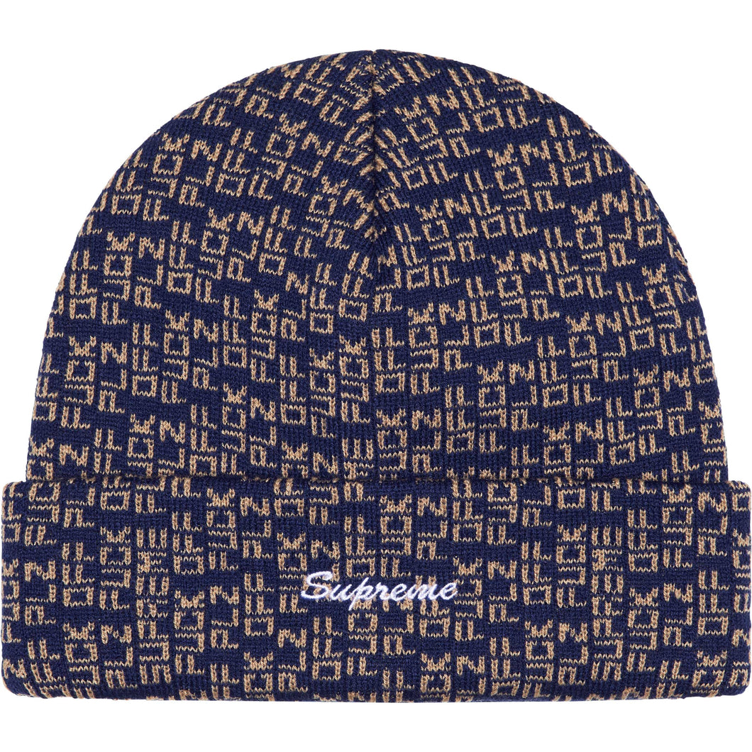Supreme Fuck Off Beanie Navy