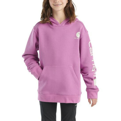 Carhartt Kids Long Sleeve Graphic Sweatshirt Orchid
