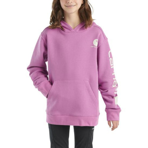 Carhartt Kids Long Sleeve Graphic Sweatshirt Orchid