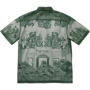 Supreme Last Supper Lace SS Shirt Green