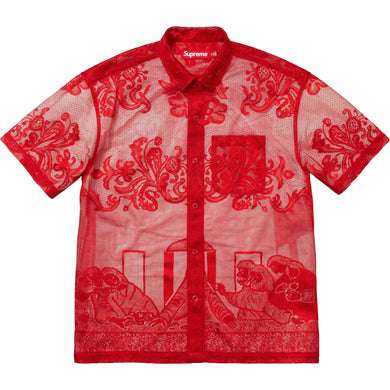 Supreme Last Supper Lace SS Shirt Red