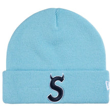Supreme New Era® Devil S Logo Beanie Light Blue