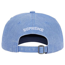 Supreme Pigment Coated S Logo 6-Panel Light Blue