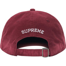 Supreme Leather Applique 6 Panel Maroon