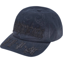 Supreme Leather Applique 6 Panel Navy