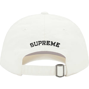 Supreme Leather Applique 6 Panel White