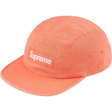 Suprem SS26 Washed Chino Twill Camp Cap Lite Orange