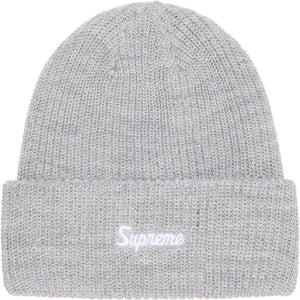 Supreme Loose Gauge Beanie Grey