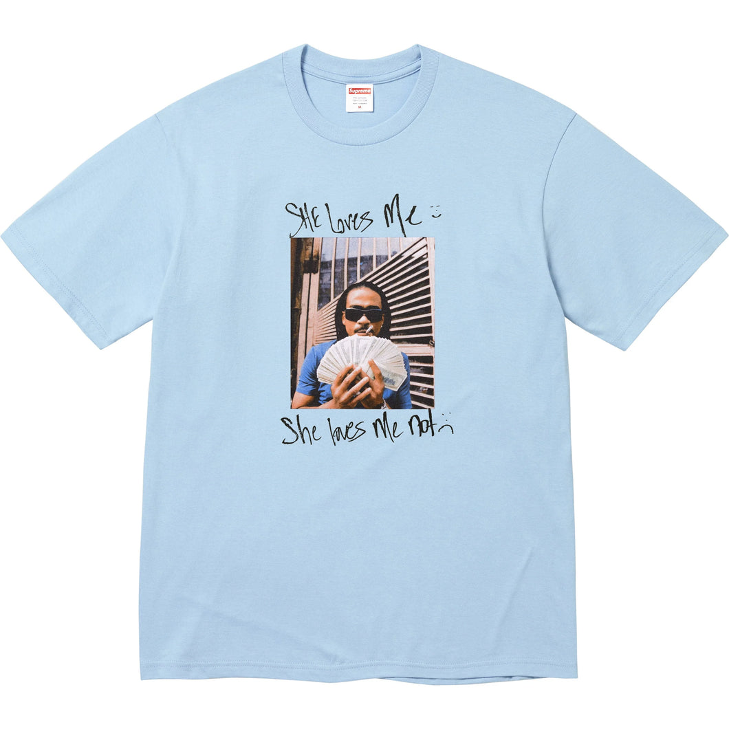 Supreme Max B Tee Powder Blue